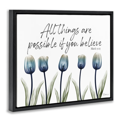 «All Things possible Tulips», art mural encadré par Albert Koetsier