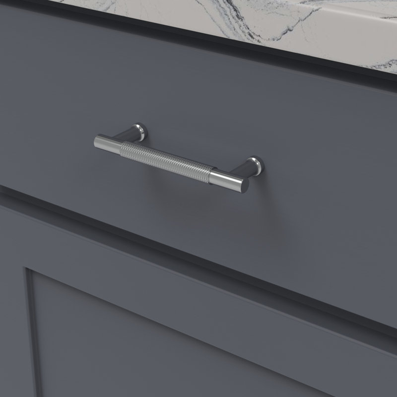 Verge Bar Pull, 3 3/4", Chrome