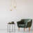 Rykir 1 - Light Brushed Gold Pendant