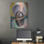 «Gray Circle Around Lines» par Svetlana Aleynikova, art mural en métal-711068138