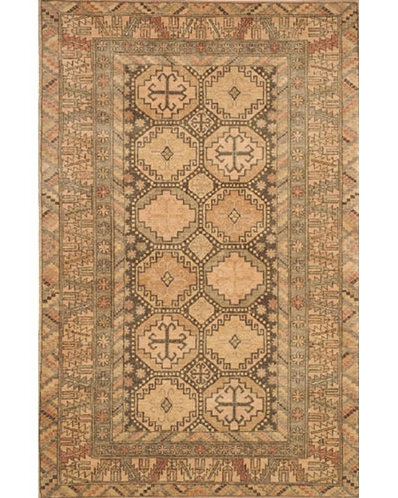 Village Wool Oriental Indoor Rug, Rectangle 3'6" x 5'6"