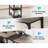 Zina 90.55'' W Rectangle Double Computer Desk-1301741940