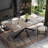 55.11"-70.86"Retro Rectangular Stretch Dining Table With Storage Box  For Dining Rooms, Kitchens, And Living Rooms-673736082