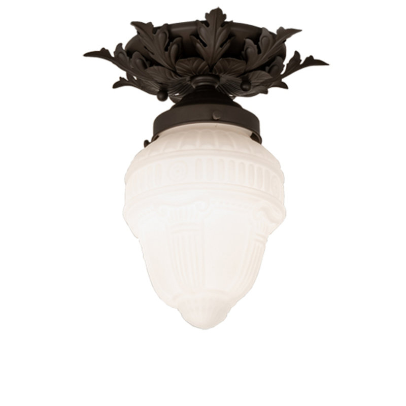 Fancy Floral 1 - Light Semi Flush Mount