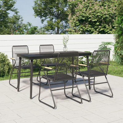 Anie 4 - Person Patio Dining Set Rectangular Table