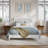 Aritra Solid Wood Low Profile Platform Bed-1762049906-1762049907