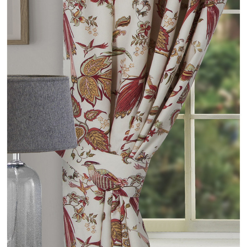 Deeyan FABRIC 20cm TIEBACKS, Terracotta