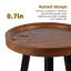 Table à plante d'intérieur en noyer