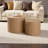 2-Pieces Round Wooden Nesting Coffee Table-1210383087