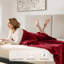 Couverture polaire en fausse fourrure de vison de luxe - peluche douce et réversible pour lit et canapé-125539725-125539729