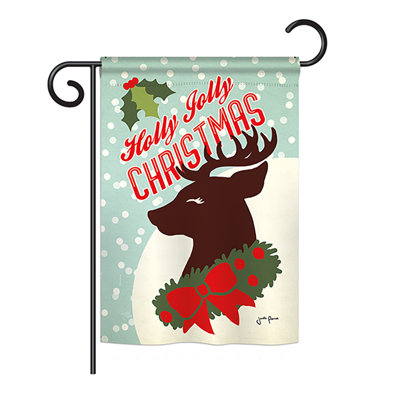 Double Sided 18.5 in. H x 13 in. W Animal Garden flag