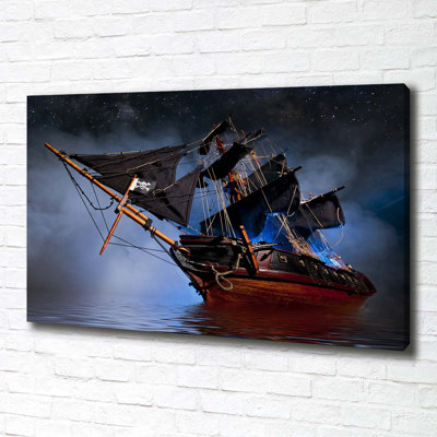 Pirate Ship - Wrapped Canvas Print