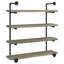 Tablette murale en bois flotté-115697964