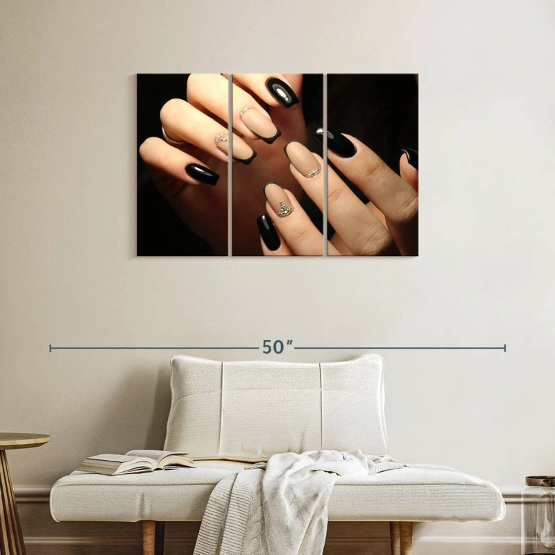  «Classy Neutral Nails, H 24 po x l 38 po