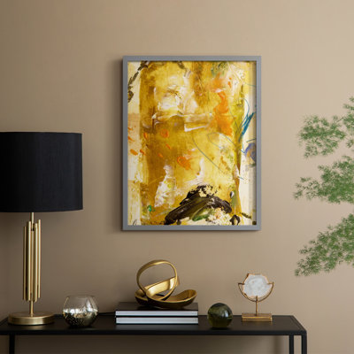 «Blazing Rays II», reproduction encadrée - bois massif