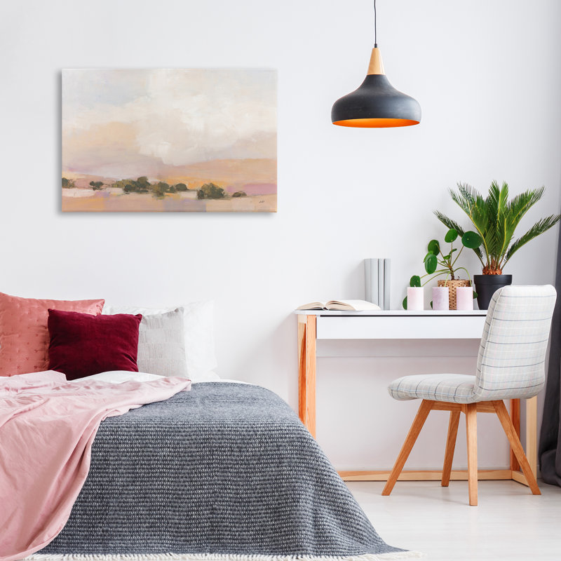 «Pastel Landscape Abstraction», art mural par Julia Purinton, H 24 po x l 36 po