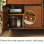 Armoire décorative simple, rétro, élégante et multifonctionnelle