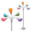 Lampe sur pied à col-de-cygne réglable à 5 têtes et à lumières multiples de 67 po Simple Designs-1116945836-1116945833
