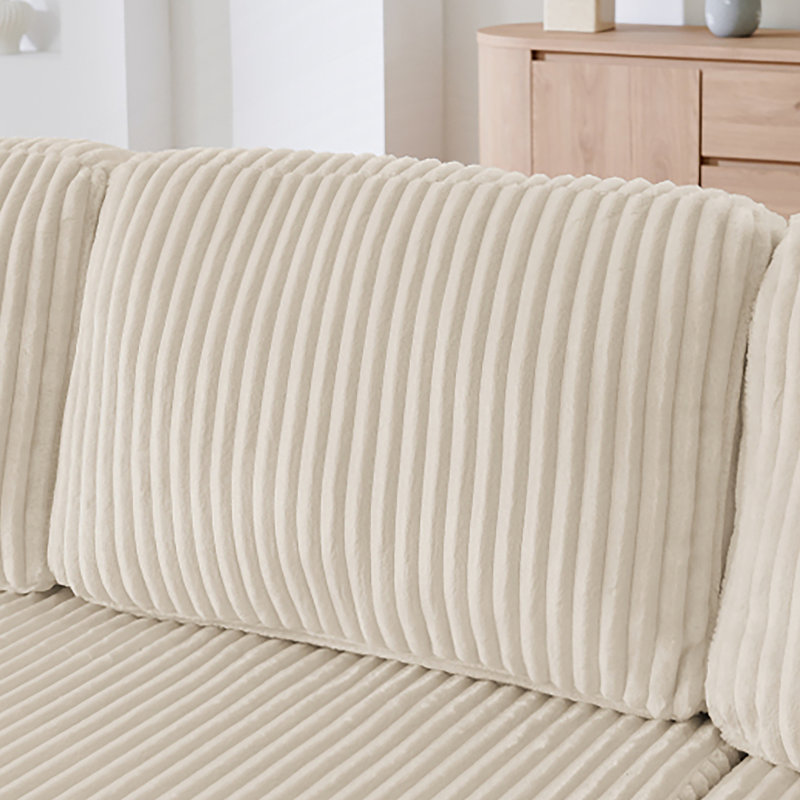 Canapé à une place beige
