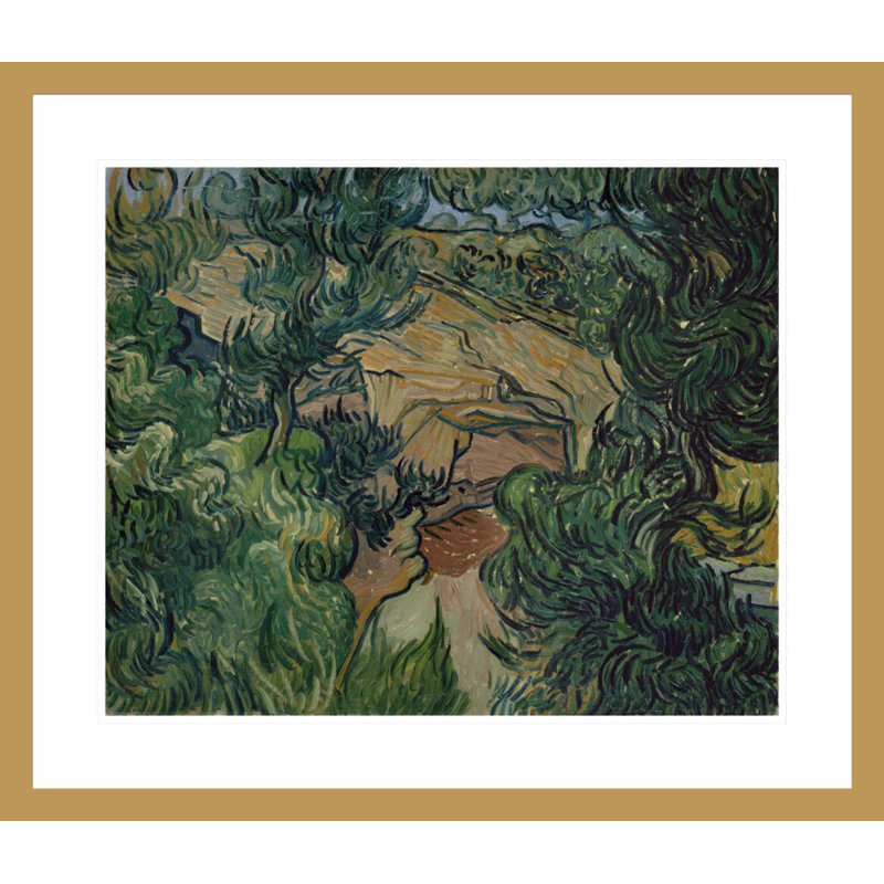 «Entrance to a Quarry» par Vincent van Gogh, impression giclée encadrée, H 23,5 po x l 27,39 po