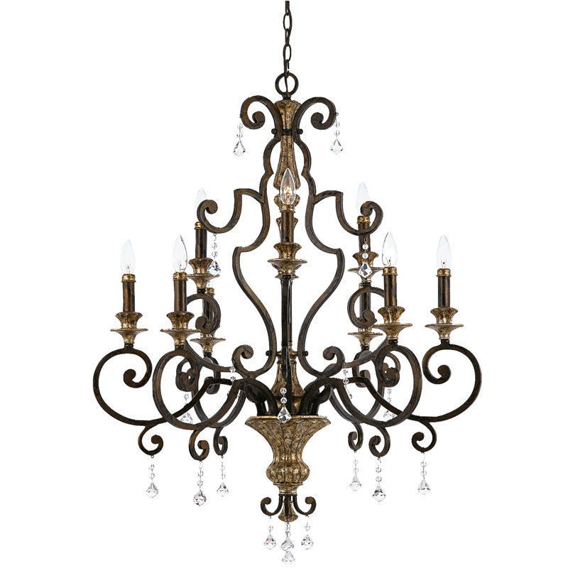 Banville 9 - Light Candle Style Chandelier