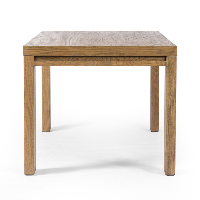Millie Dining Table, Drifted Oak Solid, 30" H x 72" L x 96" W