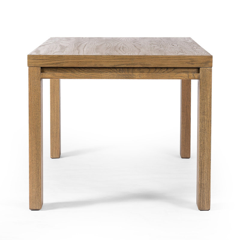 Millie Oak Dining Table, 30" H x 72" L x 72" W, Drifted Oak Solid