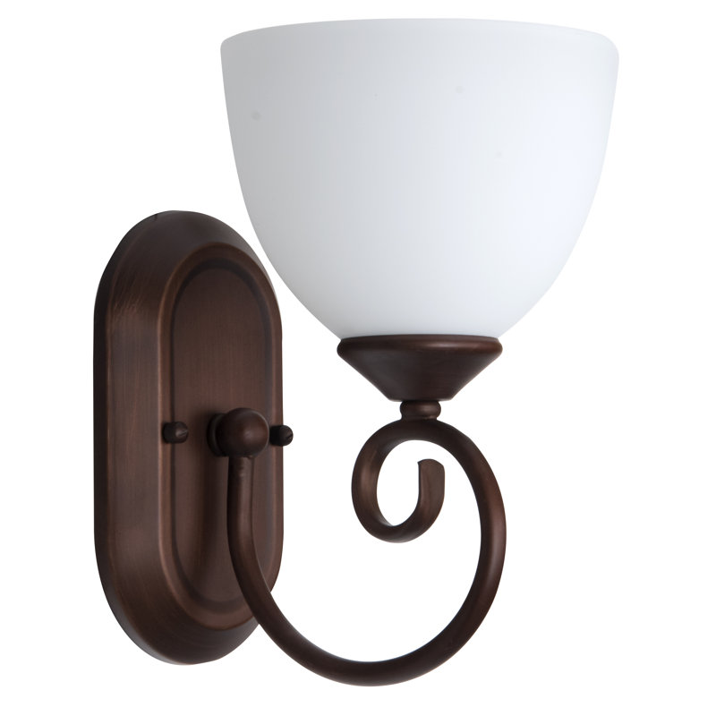 Ora Armed Sconce, Oiled Bronze