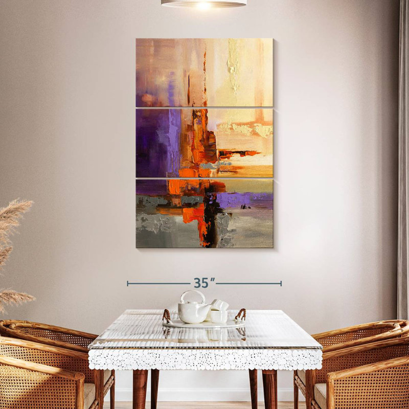 Avery Orange Theory, 57" H x 36" W