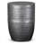 15"W Metal Boho End Table with Drum Design and Textured Finish, Assembled-104200691
