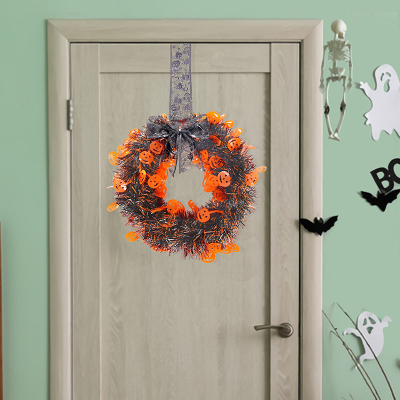 Halloween, ruban d'Halloween, ruban de citrouille, crâne de chauve-souris, terrifiant, pratique, unique, plein d'atmosphère festive, intéressant