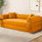 Boneless Convertible Sleeper Sofa Bed with Cylindrical Pillow, Corduroy Folding Mattress Couch, Floor Sofa Sofa-in-a-Box, No Installation & Easy to Transport, Deep Seat-418809709-433363142