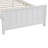 Wood Platform Bed Twin Size Platform Bed, White-2028119243