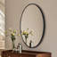 Oval Aluminum Frame Wall Mirror-785053910