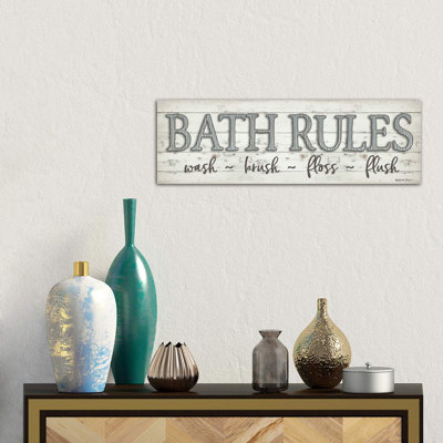 " Bath Rules " by Susie Boyer