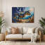 «Dinosaur Chasmosaurus», art mural en métal mauve-737005811
