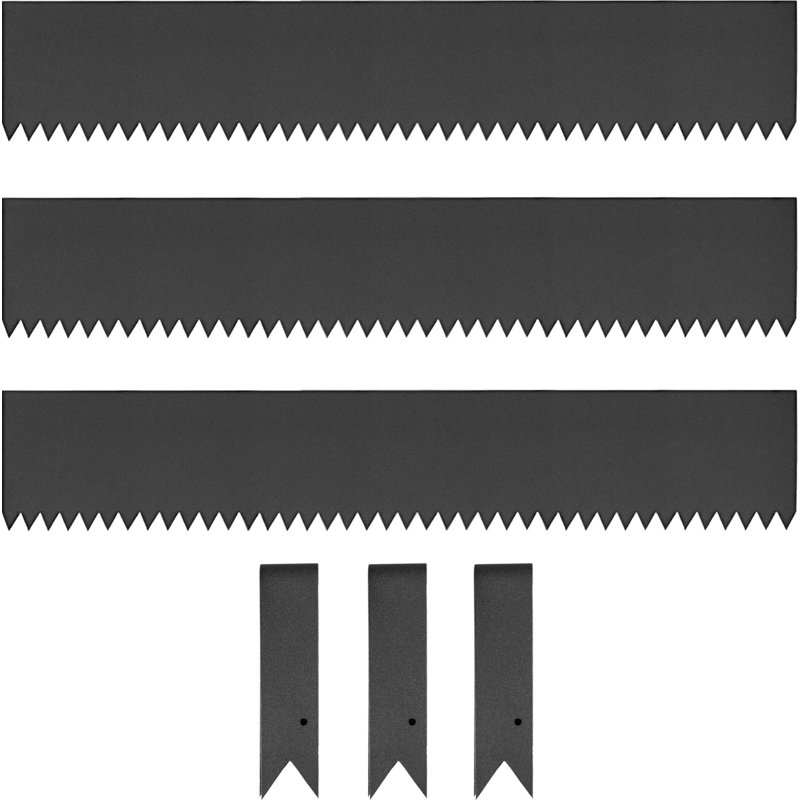 Bordure de paysagisme, H 6 po x l 40 po x P 0,1 po