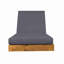 Outdoor Recliner with Water-Resistant Lounge Cushion-1666401057