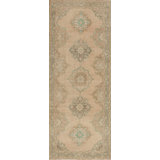 Vintage One-of-a-Kind 4'10" X 12'4" Hand Knotted Area Rug