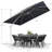 Ronav 10' x 10' Square Cantilever Polyester Umbrella-328065084-270182937