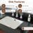 72" Marble Top Double Sink Bathroom Vanity with 5 Drawers & 2 Door Cabinets-1308218985-1308218984