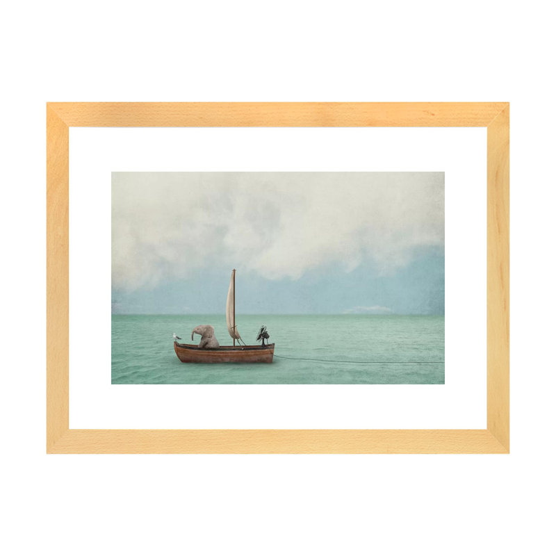 «Set Sail» - Impression, Papier bois naturel, H 24 po x l 32 po x P 1 po