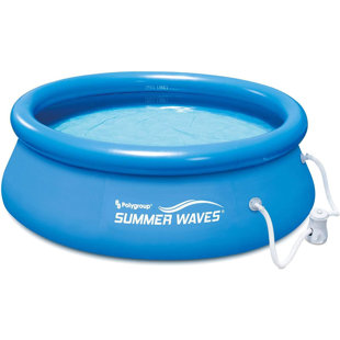 Resin Round Inflatable Pool H x W x L