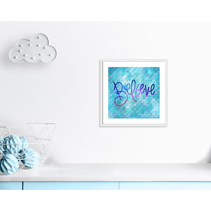 Believe Fantasy & Sci-Fi, 23.5" H x 23.5" W x 1.19" D, White Box Framed