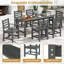 Ensemble de 2 chaises de patio pour patio avec accoudoirs larges-1754535646