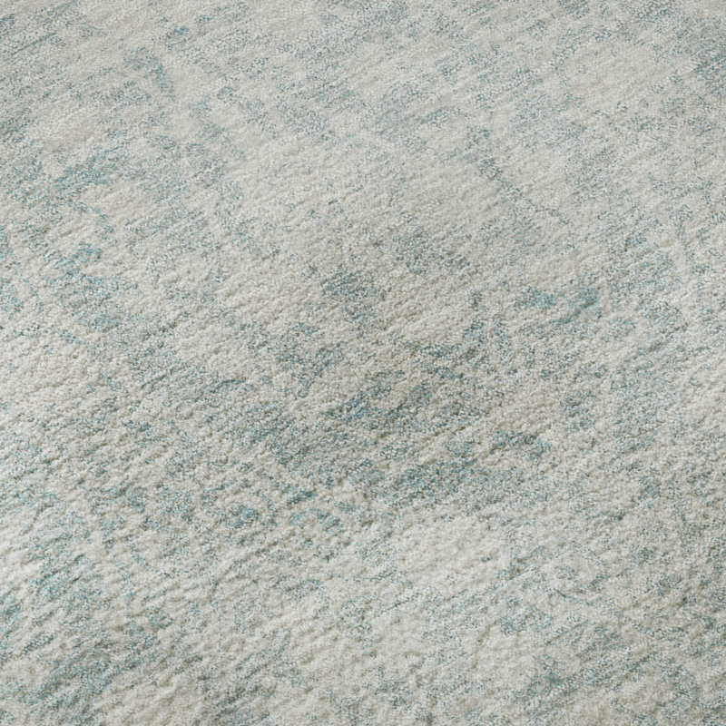 Premium Machine Washable Glanton AMF1231 Damask Rug, Runner 2'3" x 7'6"