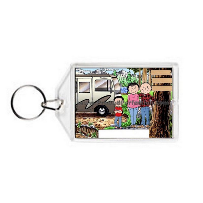 Porte-clés en acrylique personnalisé, Oui