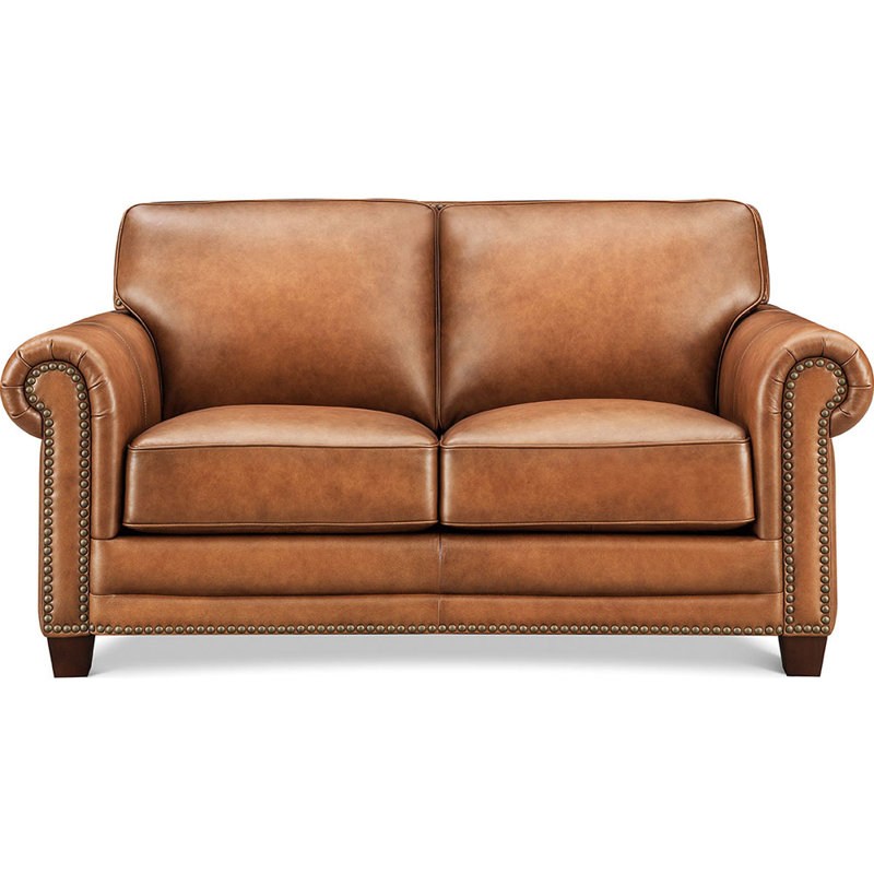 Smith Top Grain Leather Loveseat