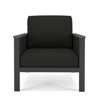 Townsend Metal Outdoor Lounge Chair with Sunbrella Cushions by Birch Lane