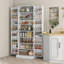 Armoire de cuisine 65 po avec tablettes pour le garde-manger, l'armoire et les tablettes